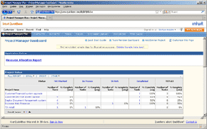 Online база данных INTUIT QUICKBASE